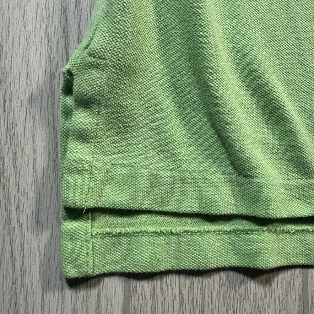 Vintage Polo Ralph Lauren Golf Shirt Mens XL Lime Green Pony Logo Preppy Classic